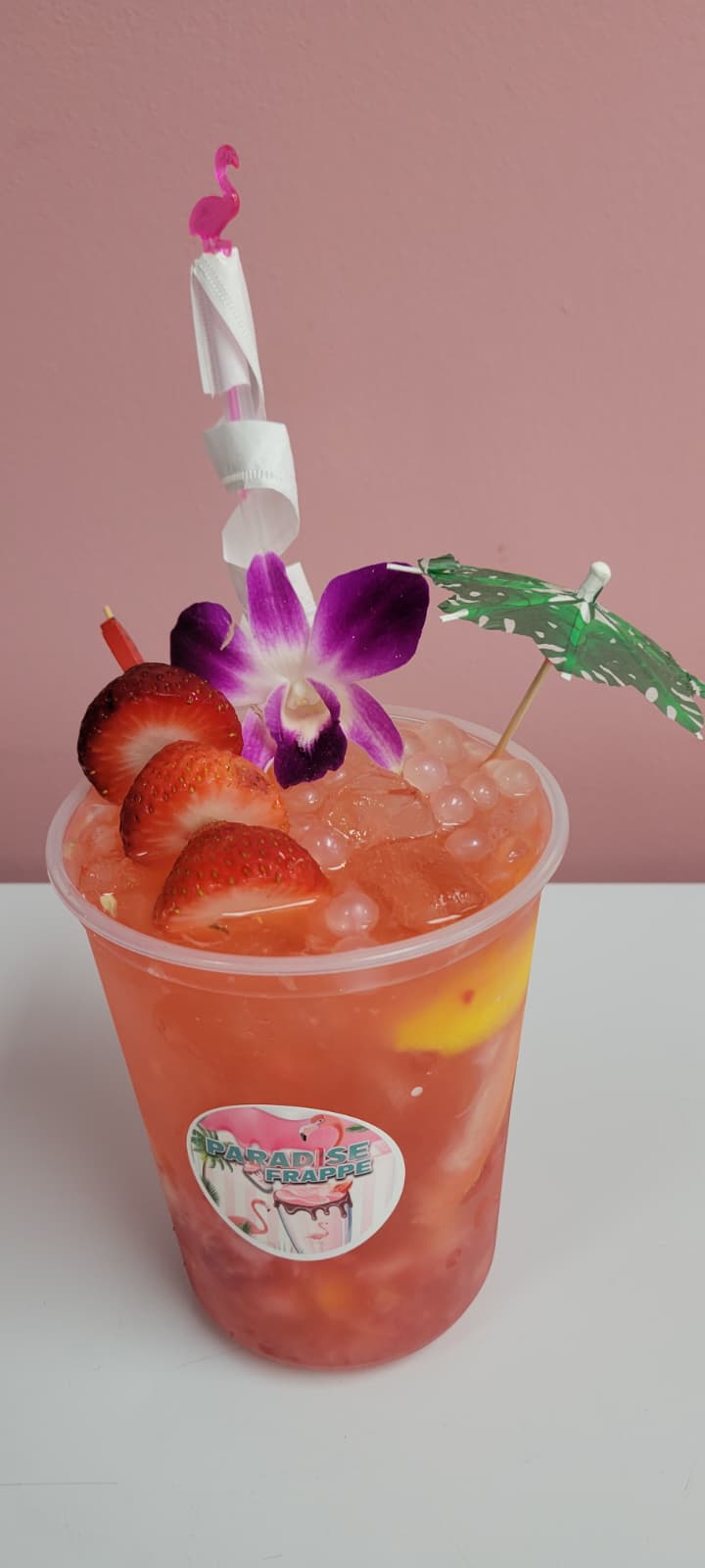 Limonada con fresa